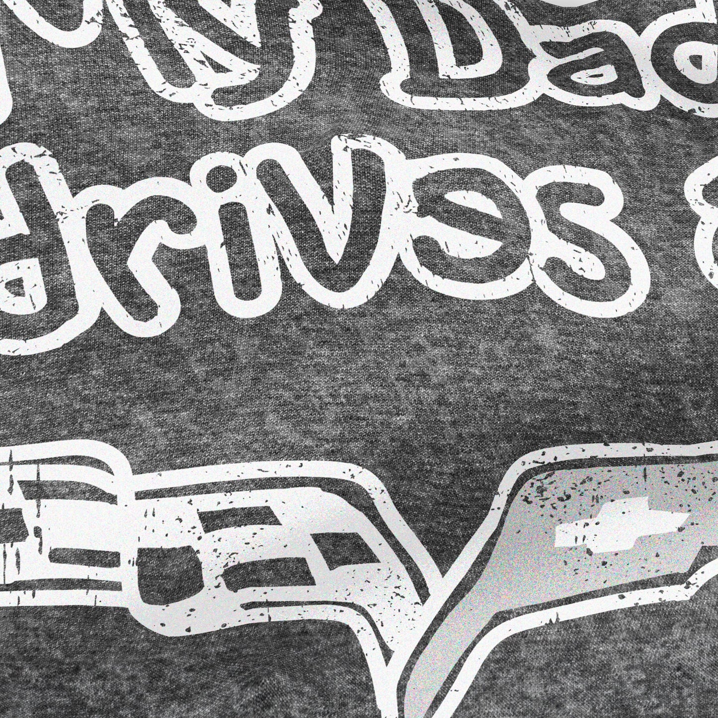 My Dad Drives A Corvette, Cute Infant Gift, Gift for Him, Car enthusiast gift, Corvette Shirt, Quoted Shirt, Corvette lover, Chevy Shirt