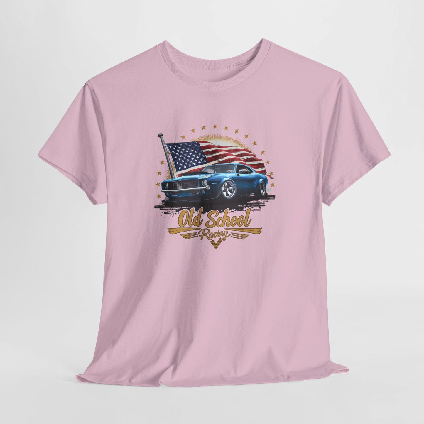 Classic American Muscle Car T-Shirt, Old School Racing. Creating a vintage retro designed shirt for car lovers of all ages!