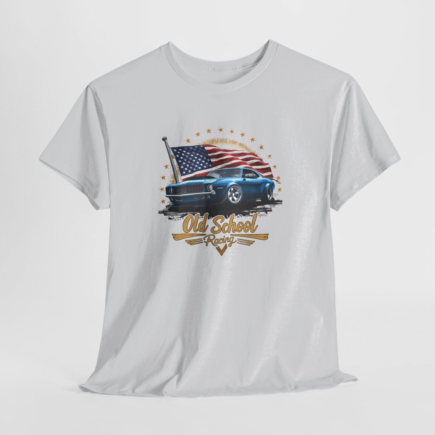 Classic American Muscle Car T-Shirt, Old School Racing. Creating a vintage retro designed shirt for car lovers of all ages!