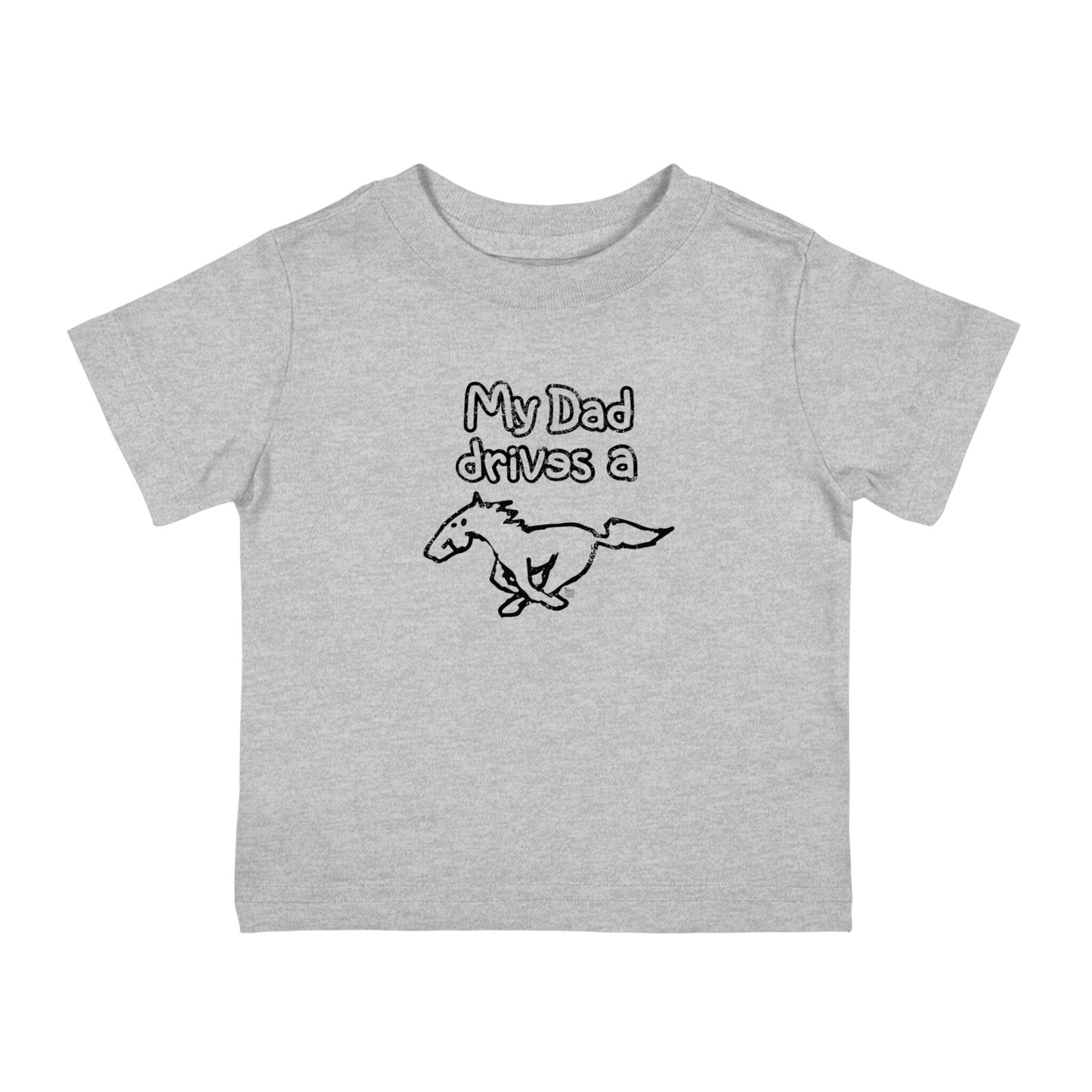My Dad Drives A Mustang Shirt, Gift for Him, Gift for Dad, Gift for Father, Gift for Mustang Owners, Kid Mustang Shirt, Car Lover Shirts