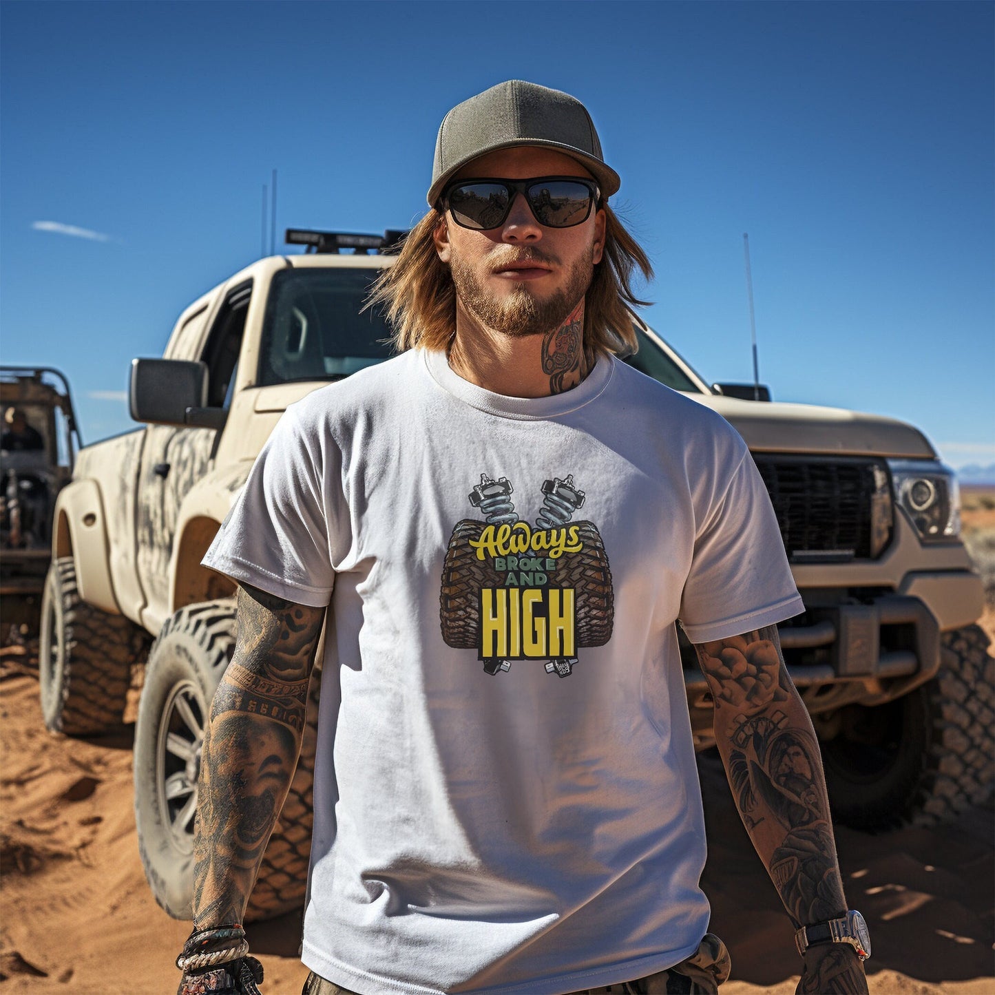 Always Broke and High Off-Road T-Shirt
