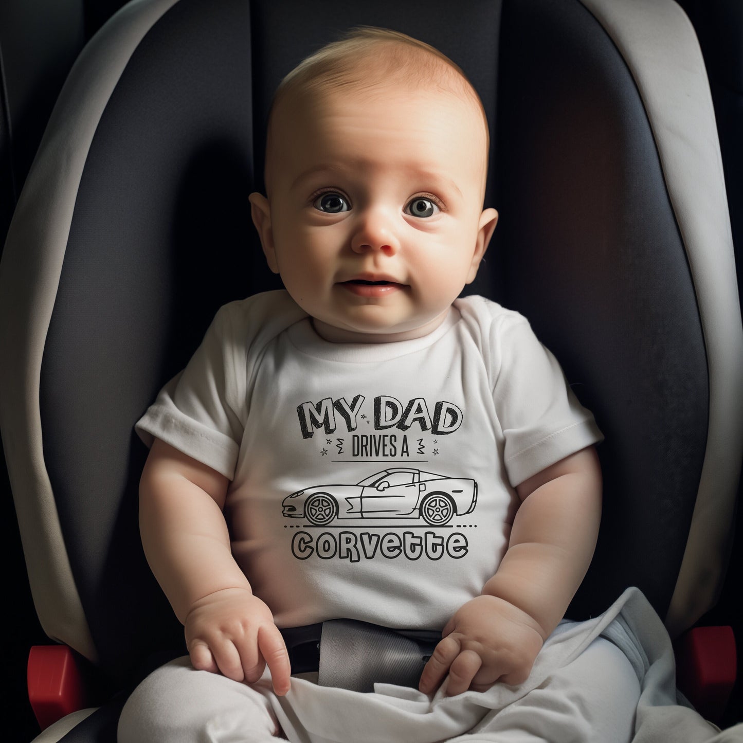 Corvette Shirt for Baby Chevy Corvette Gifts,  Corvette, Corvette C6, Corvette Gifts, Muscle Car, Car Lover Gift, Corvette Accessories